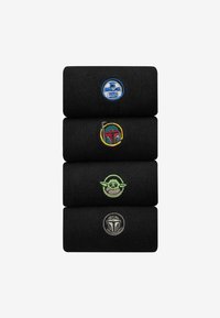Next 4 PACK EMBROIDERED - Strømper - mandalorian black