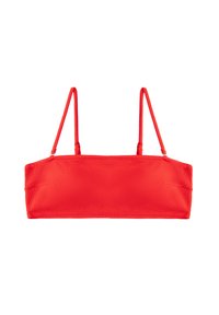 Koton REMOVABLE STRAPPY TISSUED STRAPLESS - Bikinitop - red