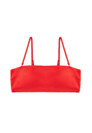 REMOVABLE STRAPPY TISSUED STRAPLESS - Bikiniyläosa - red