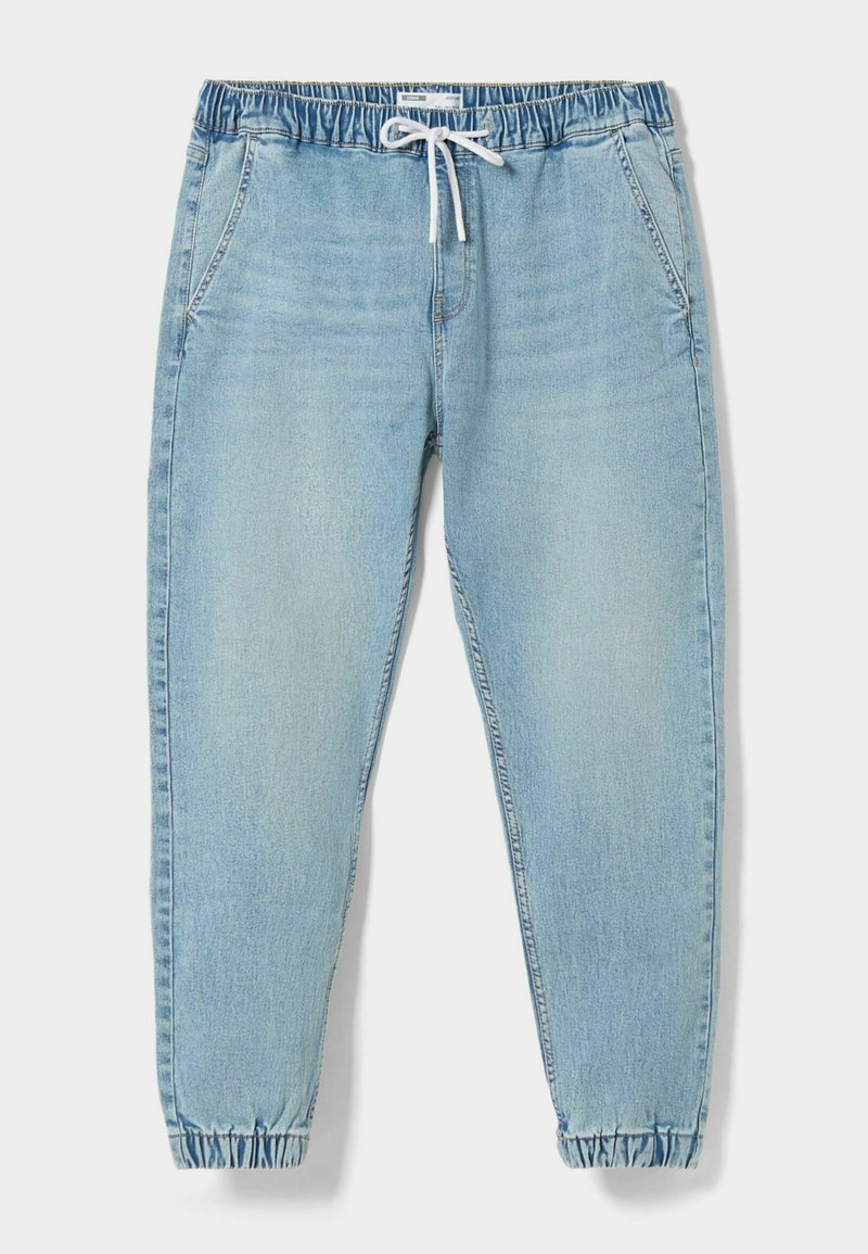 Bershka Slim fit jeans lichtblauw denim Bershka Slim fit jeans lichtblauw denim
