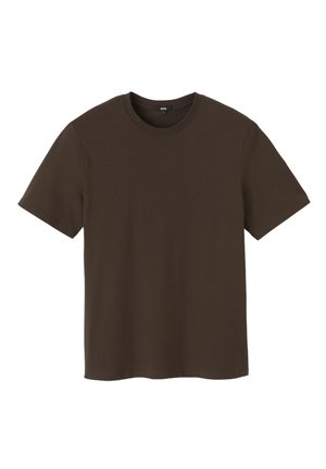 BZB BASIQUE - T-shirt basique - marron foncée