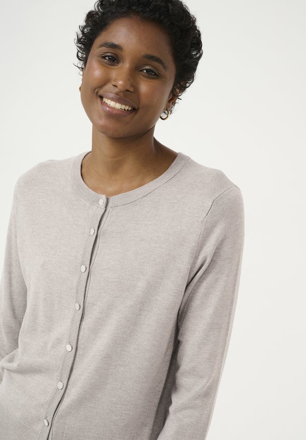 KALIZZA - Cardigan - elephant skin melange4