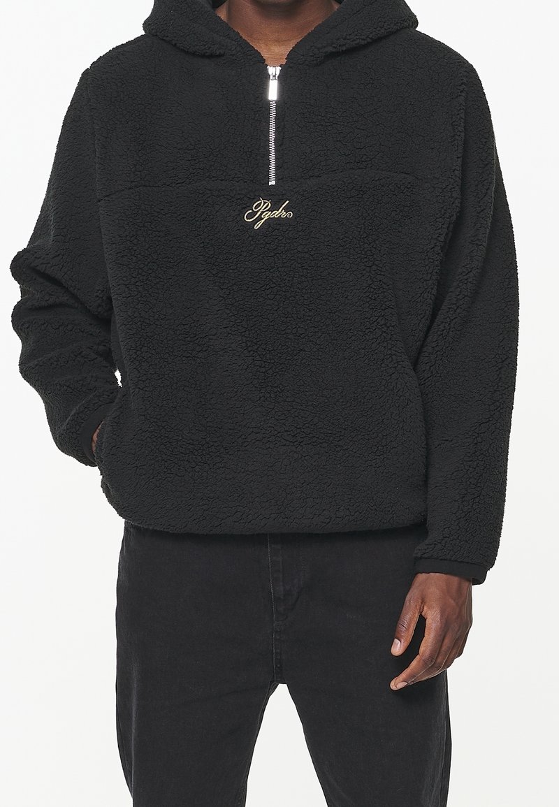 Pegador Felpa con cappuccio - black