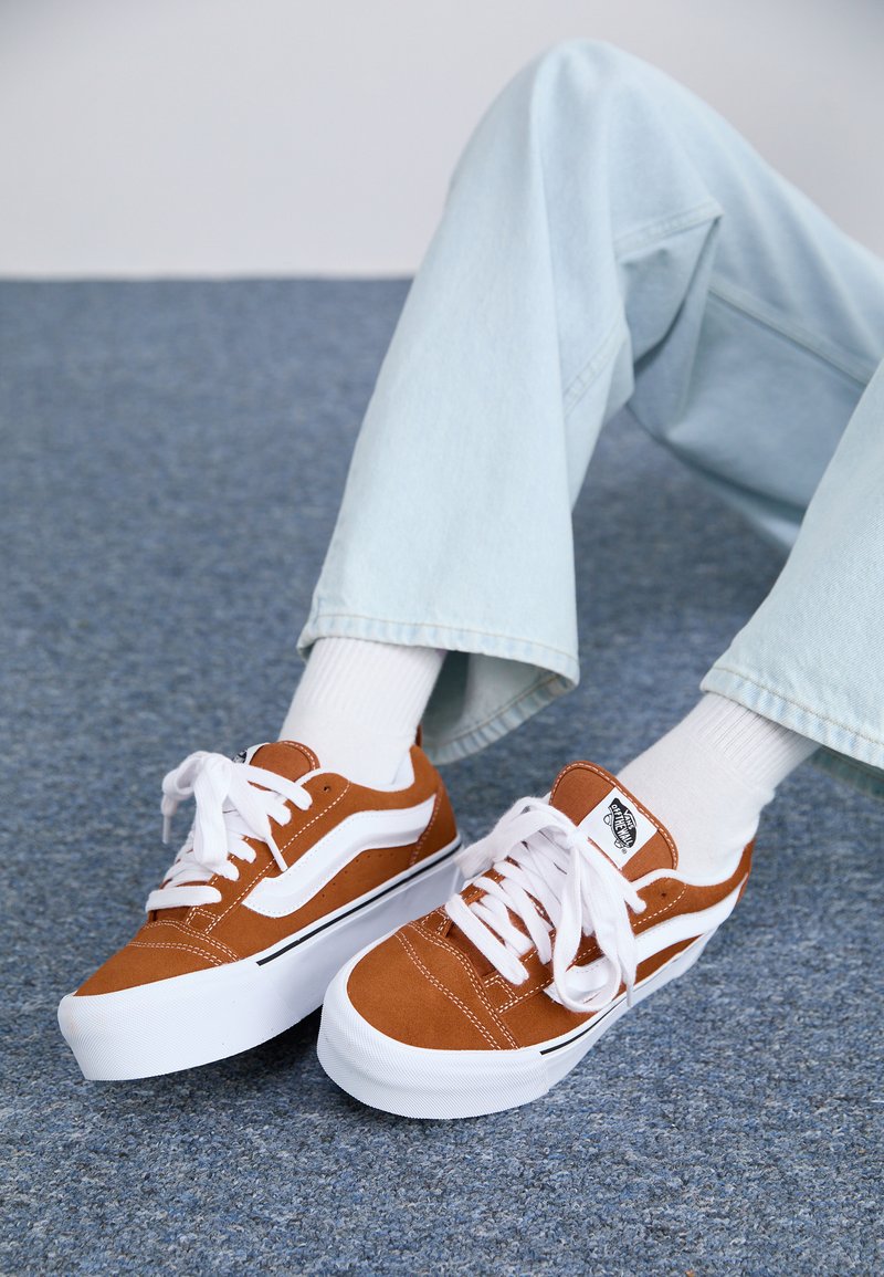 Vans KNU STACK - Skate shoes - utility glazed ginger/brown - Zalando