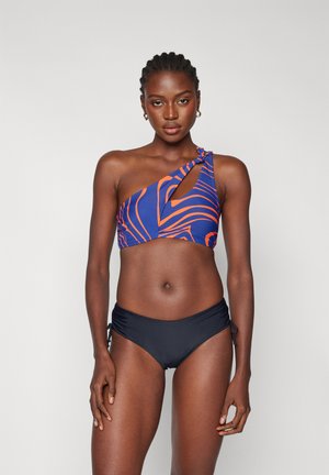 Buffalo BUSTIER TOP ONESHOULDER - Bikiinide ülaosa - blue/orange
