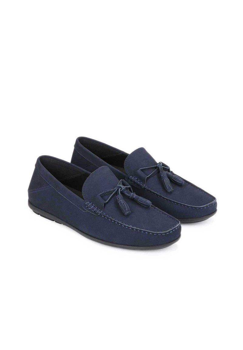 Herren Sneaker | Kazar SAXTON NUBUCK MOCCASINS WITH TASSELS Business-Slipper dark blue/dunkelblau - SP81421 Herren Sneaker | Kazar SAXTON NUBUCK MOCCASINS WITH TASSELS Business-Slipper dark blue/dunkelblau - SP81421