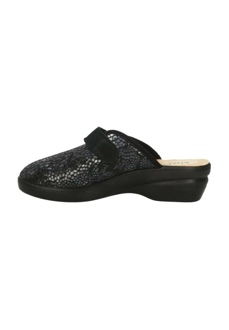 Valleverde Ciabattine con tacco - nero