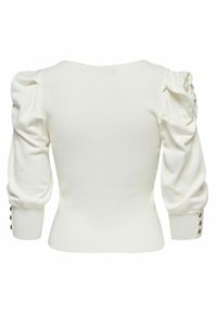 ONLY Stickad tröja - off-white