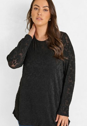 Evans, PLUS SIZE CASUAL TOPS - Blouse - black