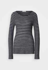 LONG SLEEVE BOAT NECK STRIPED - T-shirt à manches longues - multi/grey granit melange