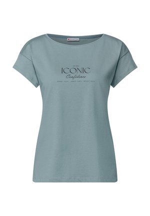 Street One Print T-shirt - blau