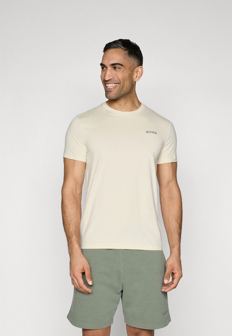Björn Borg - ESSENTIAL - Basic T-shirt - bone white, Enlarge
