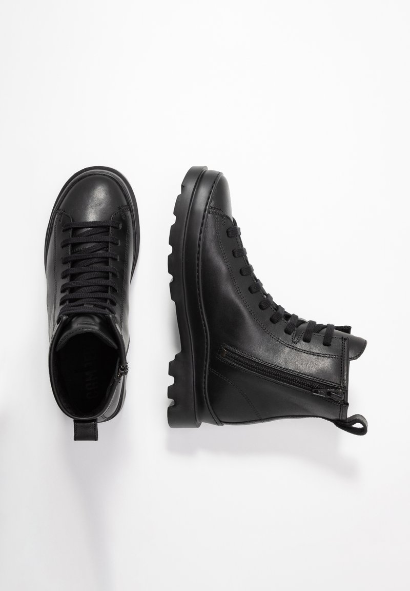 Camper BRUTUS - Schnrstiefelette - black/schwarz - Zalando