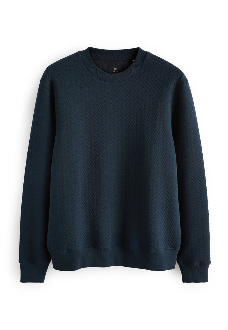 Next TEXTURE CREW  - Mikina - navy