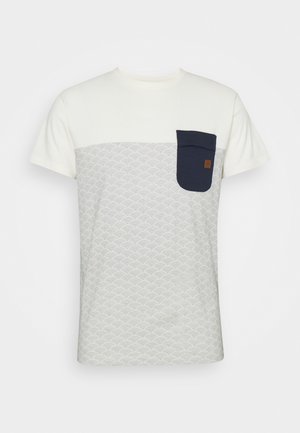ALFORD - Trükipildiga T-särk - offwhite