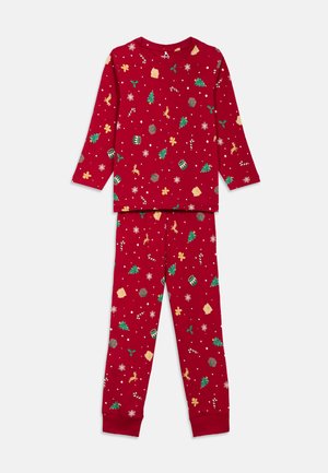 NMNVISMAS NIGHT UNISEX SET - Pijama - jester red