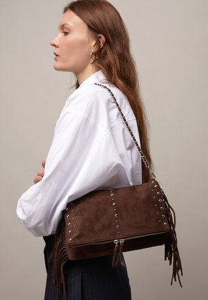 MISAKO Taška s příčným popruhem - brown