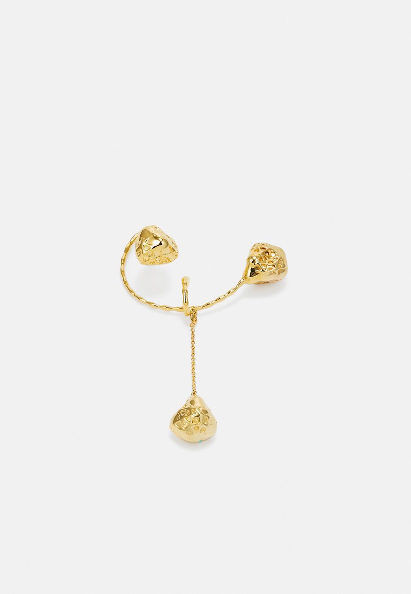 Kinks Lab BLOBEAD CUFF WITH DETACHABLE CHANDELIER - Σκουλαρίκια - gold coloured