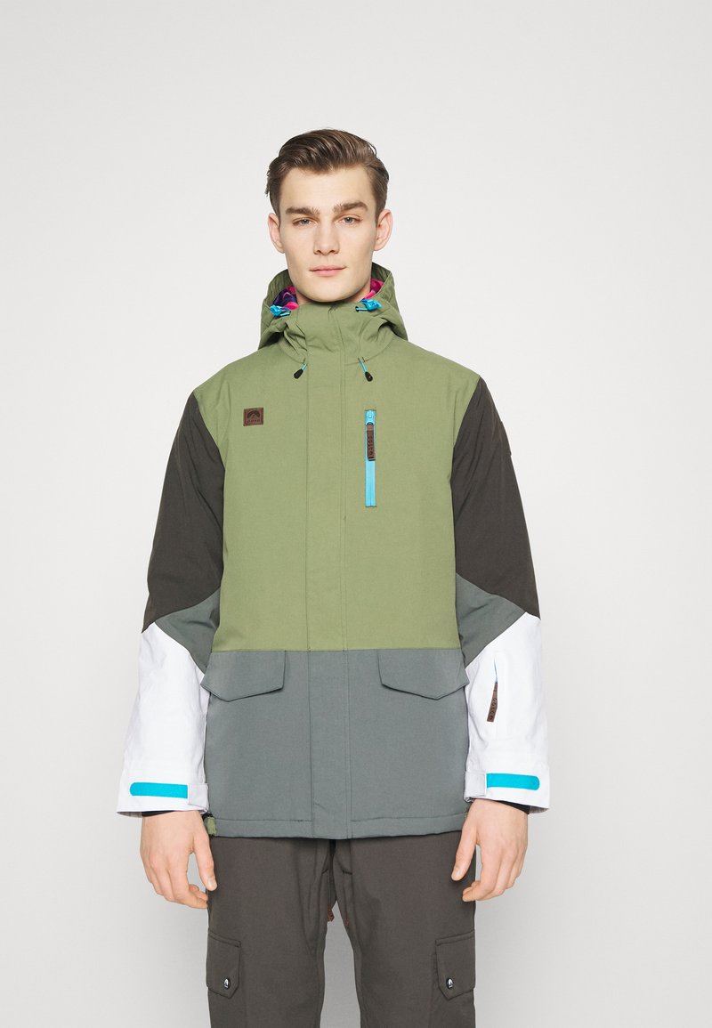 OOSC YEH MAN JACKET Giacca da snowboard khaki/grey/cachi Zalando.it