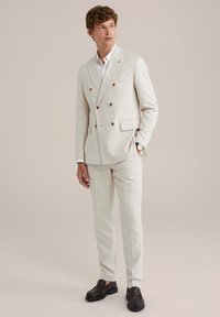 WE Fashion DOUBLE BREASTED - Suknjič - beige