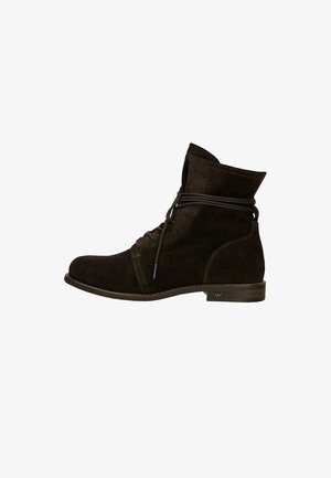 Wojas, TRZEWIKI DAMSKIE - Schnürstiefelette - brown