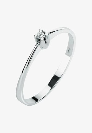 CHRIST Ring - weißgoldfarben