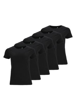 5-PACK - T-shirt basic - black