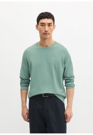 REGULAR AUS ZERTIFIZIERTER  - Strickpullover - midnight moss