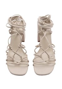 Mango Sandaalit nilkkaremmillä - off-white