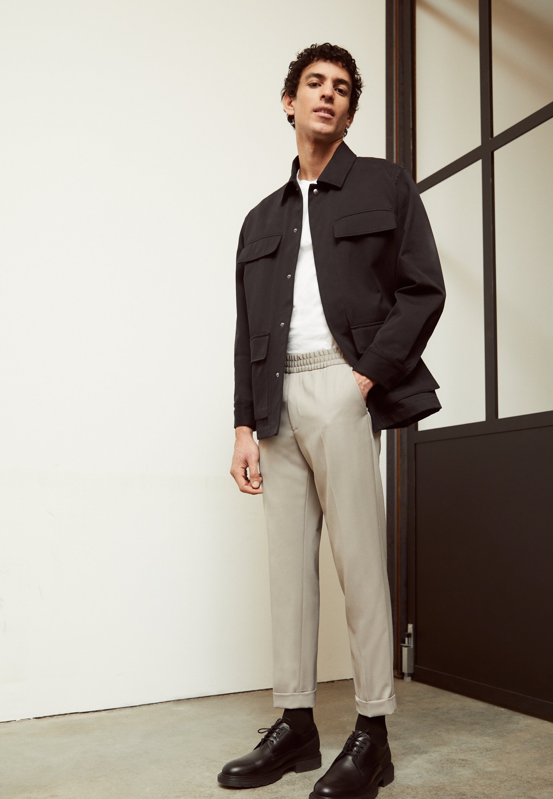 Filippa K TERRY CROPPED TROUSER - Bukse 