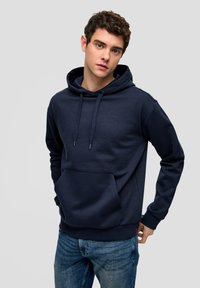 QS Felpa con cappuccio - tiefblau