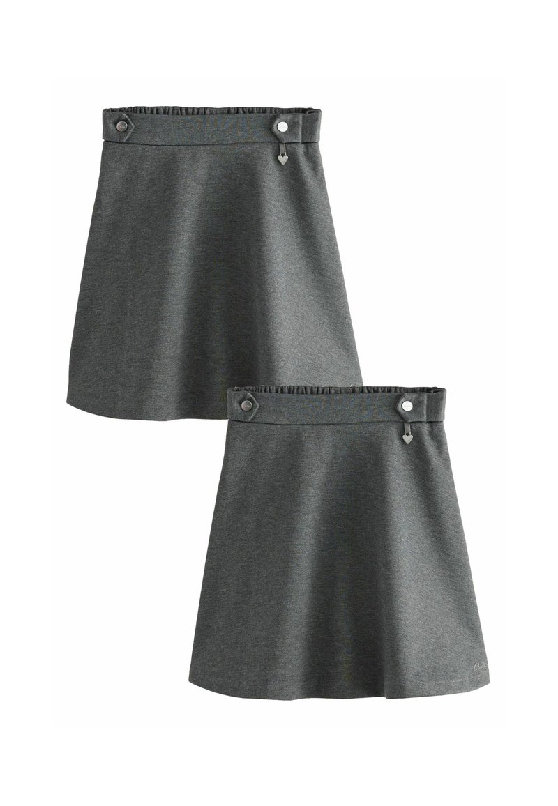 Clarks REGULAR FIT - SCHOOL 2 PACK - A-lijn rok - grey
