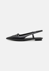 MIKADO SLINGBACK FLAT - Ballerina med hælstøtte - black
