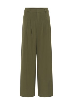 My Essential Wardrobe, MWHACE HIGH WIDE PANT - Broek - olive night