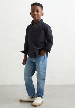 Reiss, REISS GREENWICH BUTTON DOWN OXFORD SHIRT - Skjorter - navy