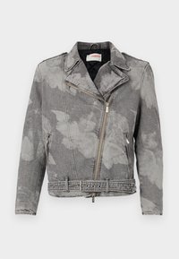 PADDED BIKER JACKET UNISEX - Teksajakk - grey denim