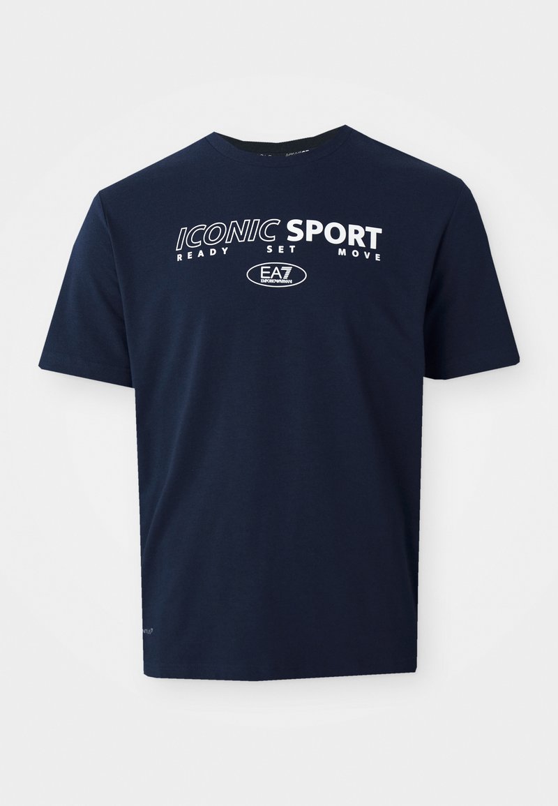 EA7 Emporio Armani Sport T-shirt blauw EA7 Emporio Armani Sport T-shirt blauw