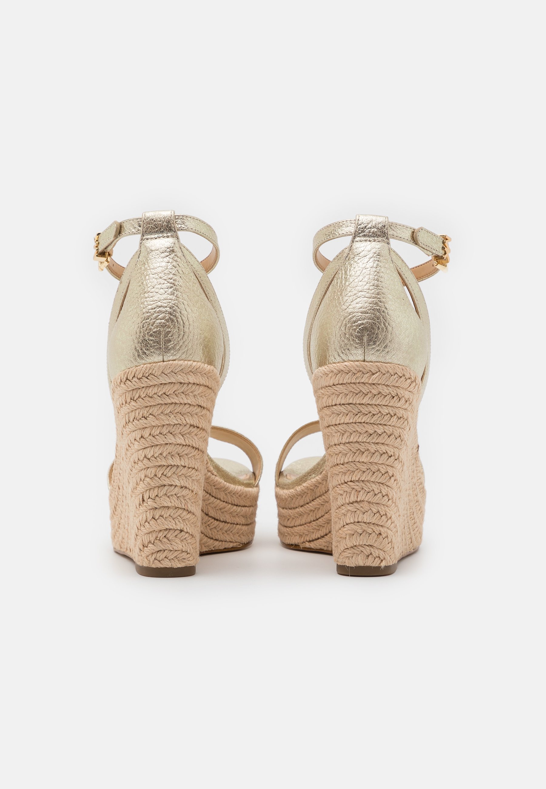 MICHAEL Michael Kors KIMBERLY WEDGE - Sandalen met hoge hak - pale  gold/goudkleurig - Zalando.nl