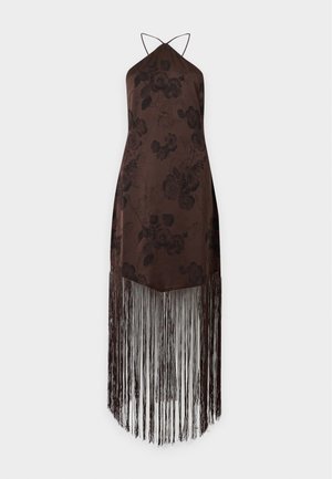 Vero Moda, VMTATHIANA SHORT FRINGE - Cocktail φόρεμα / Φόρεμα για πάρτι - chocolate torte