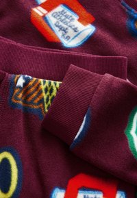 Next SINGLE SOFT TOUCH  - REGULAR FIT SET - Pyžamová súprava - burgundy red varsity