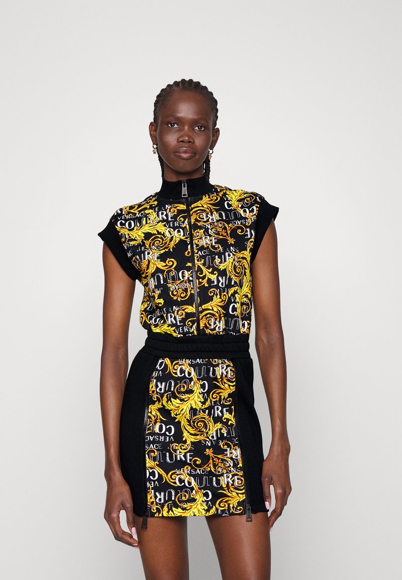 Versace Jeans Couture Robe de jour black/gold/noir ZALANDO.FR