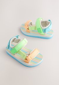 Non sélectionné, blue green bright stripe