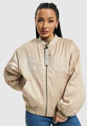 SIGNATURE REVERSIBLE  - Blouson Bomber - light sand