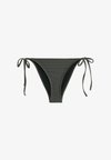 MEDIUM-COVERAGE BLEACHED EFFECT JACQUARD TIE BRIEFS - Bas de bikini - dark grey