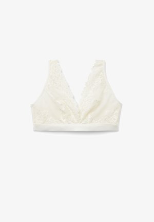 Intimissimi, PRETTY FLOWERS - Triangle bra - white denim