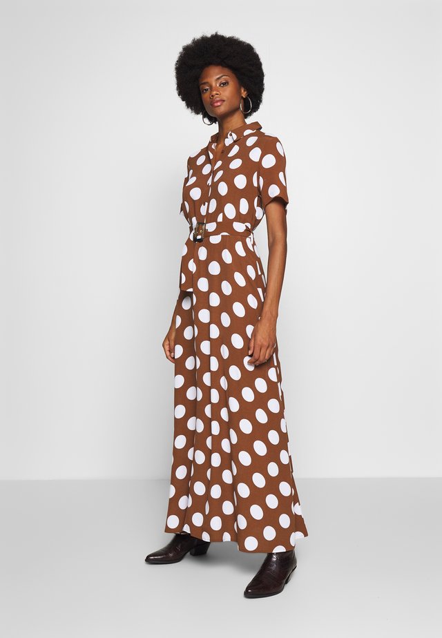 PRINTED STYLE LONG DRESS - Robe longue - tan
