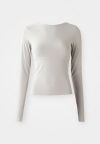 ZENVY  - Long sleeved top - college grey/white