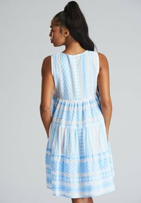 South Beach COVER UP JACQUARD SLEEVELSS - Vardagsklänning - blue