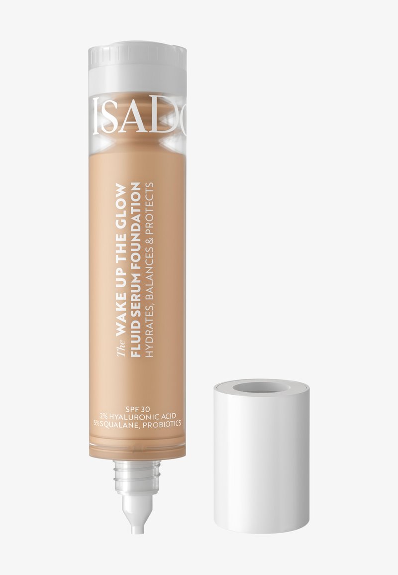IsaDora - THE WAKE UP THE GLOW FLUID SERUM FOUNDATION SPF30- - Meikkivoide - 3n, Suurenna