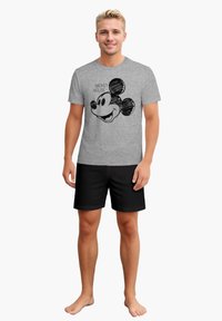 Disney MICKEY MOUSE SET KURZARM  - Pigiama - grau schwarz